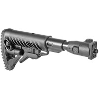 Fab Defense M4 Shock Absorbing Folding Buttstock for VZ-58 (Polymer Joint) - Black