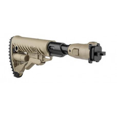 Fab Defense M4 Shock Absorbeing Folding Buttstock for Milled AK47 (Polymer Joint) - Flat Dark Earth Fab Defense M4 Shock Absorbeing Folding Buttstock for Milled AK47 (Polymer Joint) - Flat Dark Earth
