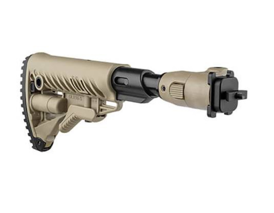 Pažba sklopná s absorbérom FAB pre AK47 M4-AKMIL piesková