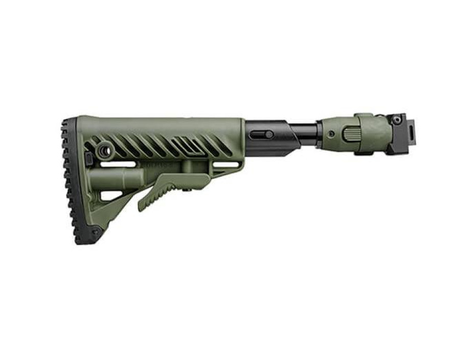 Pažba sklopná s absorbérom FAB pre AKS-74U M4-AKS P SB zelená