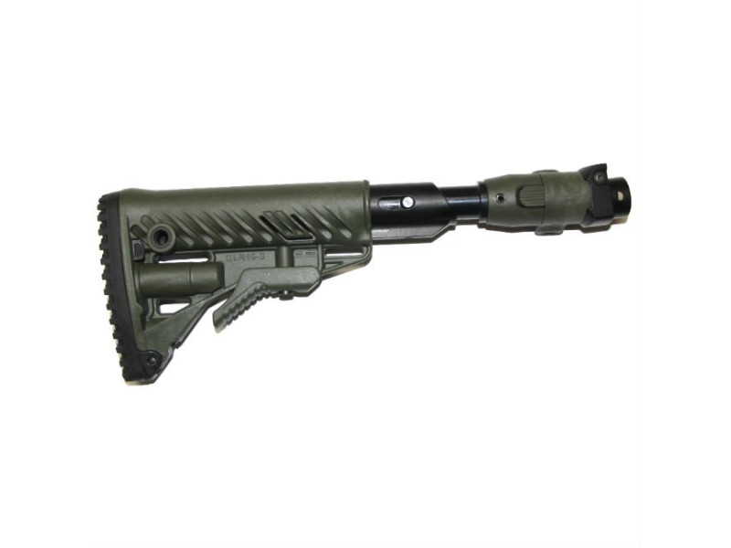 Pažba sklopná s absorbérom FAB pre Galil M4 zelená