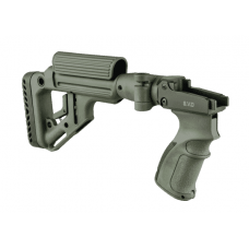 Side Folding Buttstock with Cheek Rest for SVD-UAS - Green