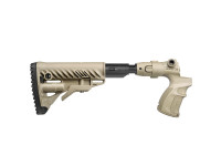 Pažba sklopná s rukoväťou a absorbérom FAB pre Mossberg 500 - M4 piesková