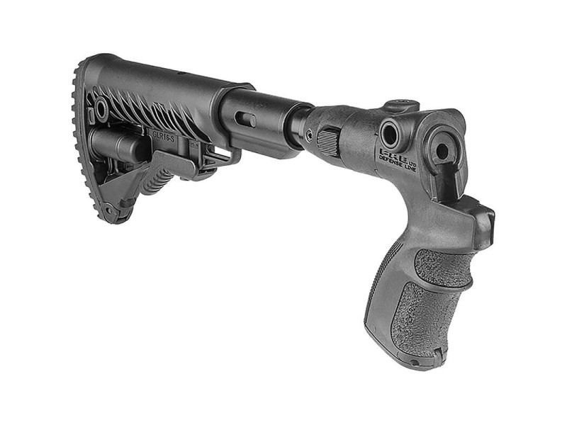 Pažba sklopná s rukoväťou a absorbérom FAB pre Mossberg 500 - M4 zelená