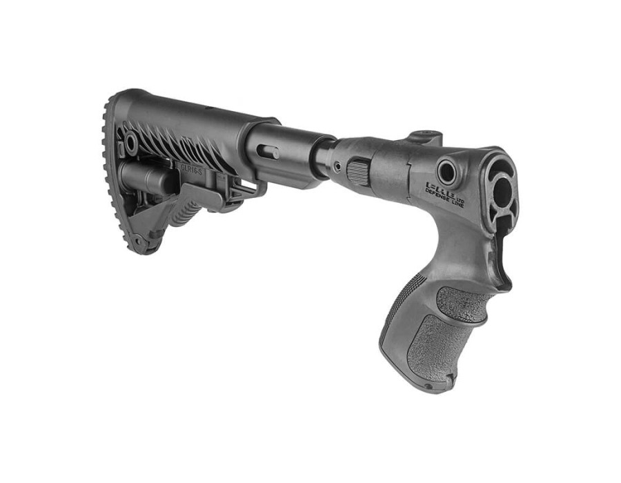 Pažba sklopná s rukoväťou a absorbérom FAB pre Remington 870 - M4 piesková