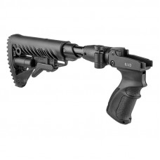 Side Folding and Collapsible Butt stock w/ Shock Absorber for SVD M4 SB - Black
