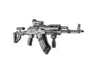 Rubberized Ergonomic AK/AKM Pistol Grip - Green