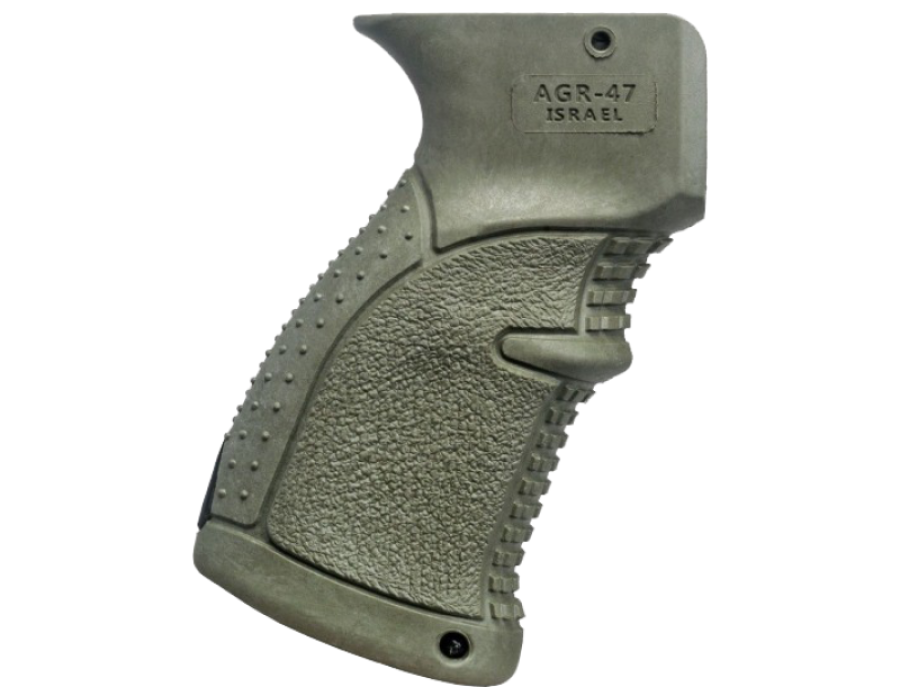 Rubberized Ergonomic AK/AKM Pistol Grip - Green
