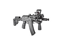 Fab Defense AKS 74U Polymer Quad Rail Handguard KPR - Black