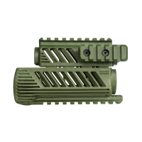 Fab Defense AKS 74U Polymer Quad Rail Handguard KPR - Green