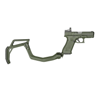 Taktická pažba pre Glock 17/19 FAB COBRA zelená