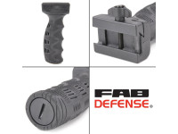 Fab Defense Rubberized Ergonomic Foregrip REG - Black