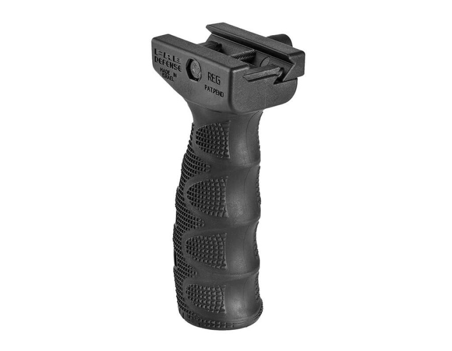 Fab Defense Rubberized Ergonomic Foregrip REG - Black