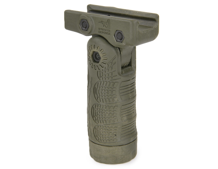 Fab Defense 7 Pos. Vertically Folding Foregrip T-FL - Green