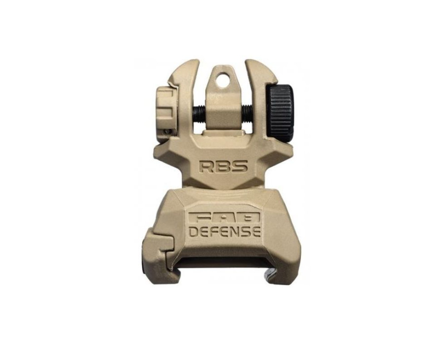 Hinteres Klappvisier FAB RBS sandfarben
