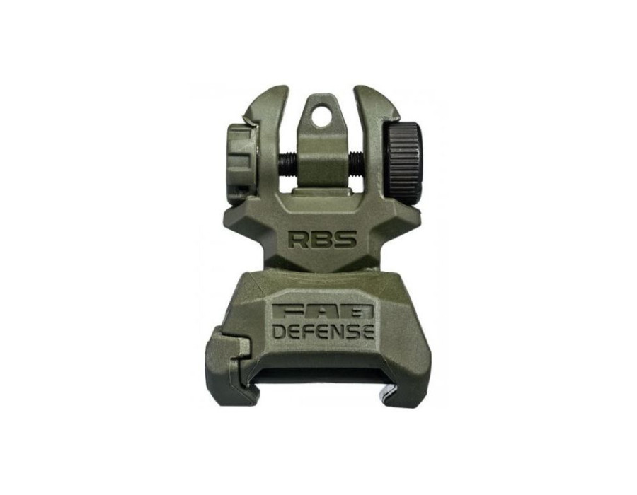 Fab Defense Rear Back-Up Sight - Green
