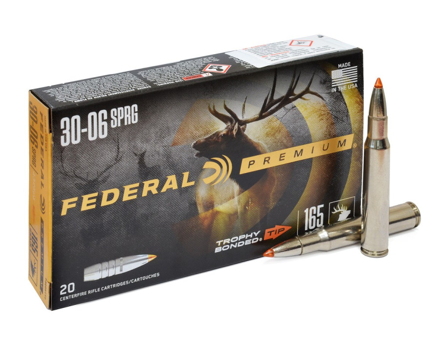.30-06Spr. Federal Premium Trophy Bonded Tip 165gr/10,69g