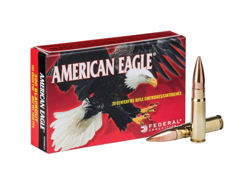 .300 AAC Blackout American Eagle 150gr/9,72g FMJ BT (AE300BLK1)