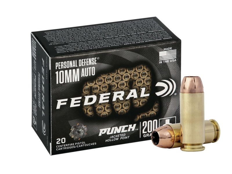 10mmAuto Federal Personal Defense Punch JHP 200gr/12,96g (PD10P1)