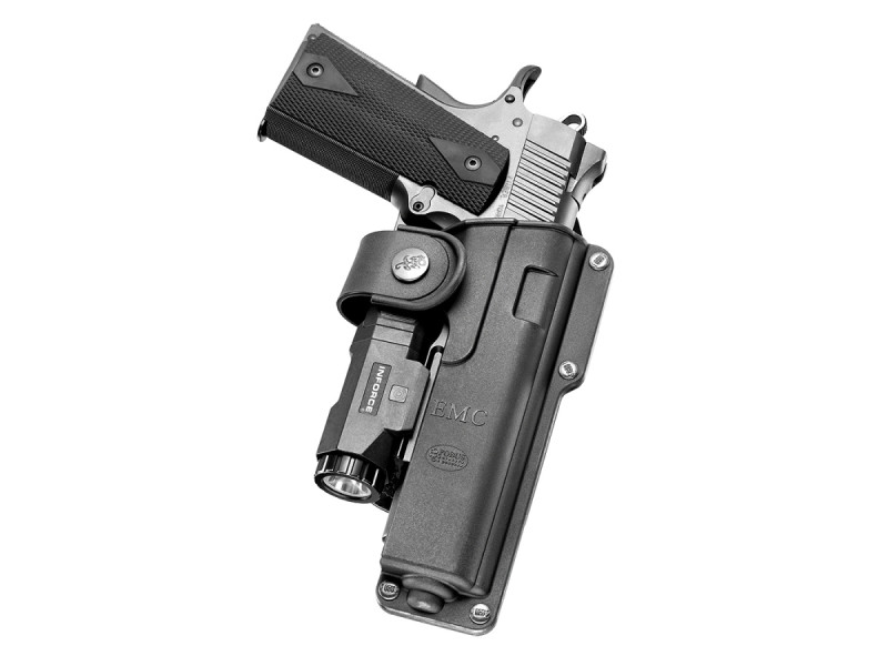EMC QL, puzdro pre Springfield 1911 5" hlaveň s taktickým svetlom, QuickLock