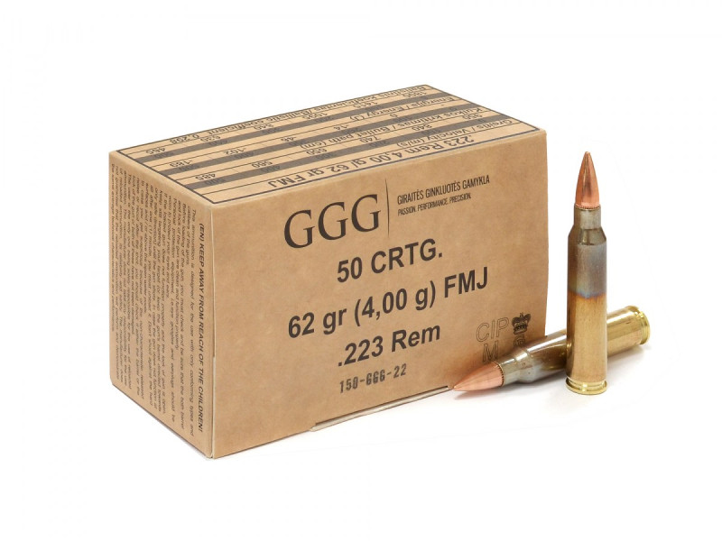 GGG .223Rem. 62gr/4,02g FMJ