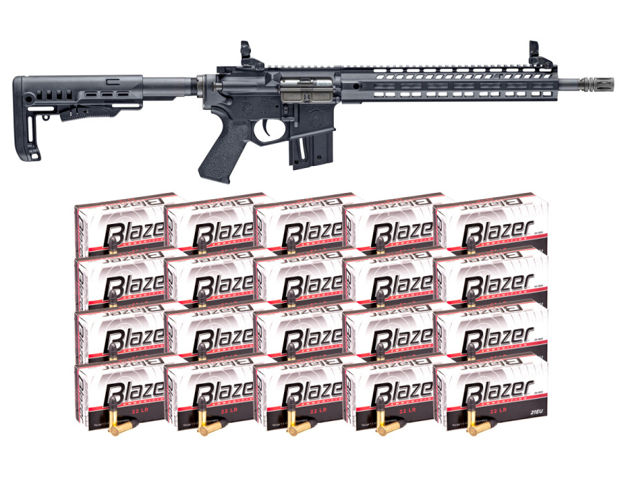 Akciový set Hammerli TAC R1 22, kal. .22LR + 1000ks nábojov Blazer 21EU Akciový set Hammerli TAC R1 22, kal. .22LR + 1000ks nábojov Blazer 21EU