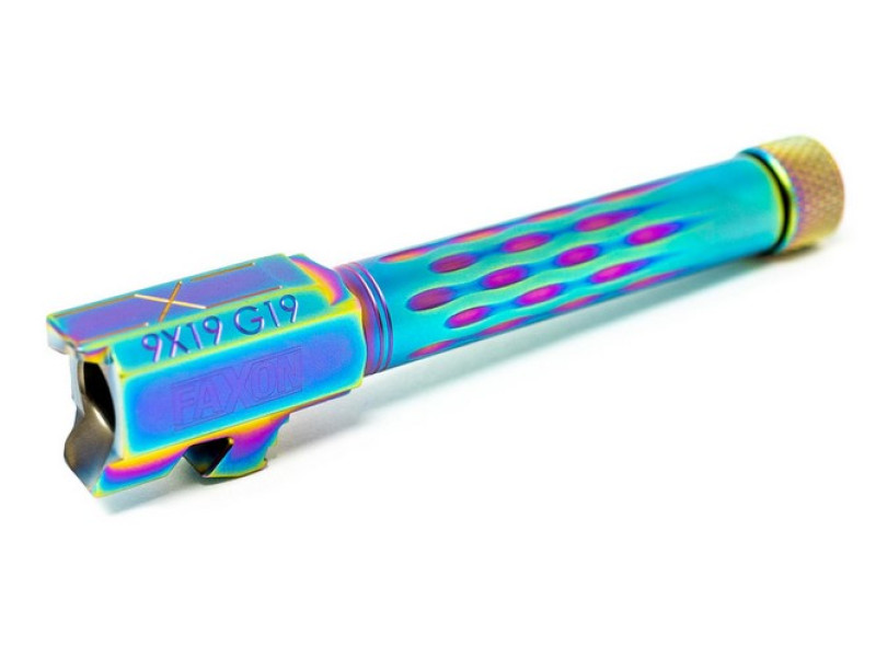 Barrel Faxon Match G19 Chameleon PVD Threaded