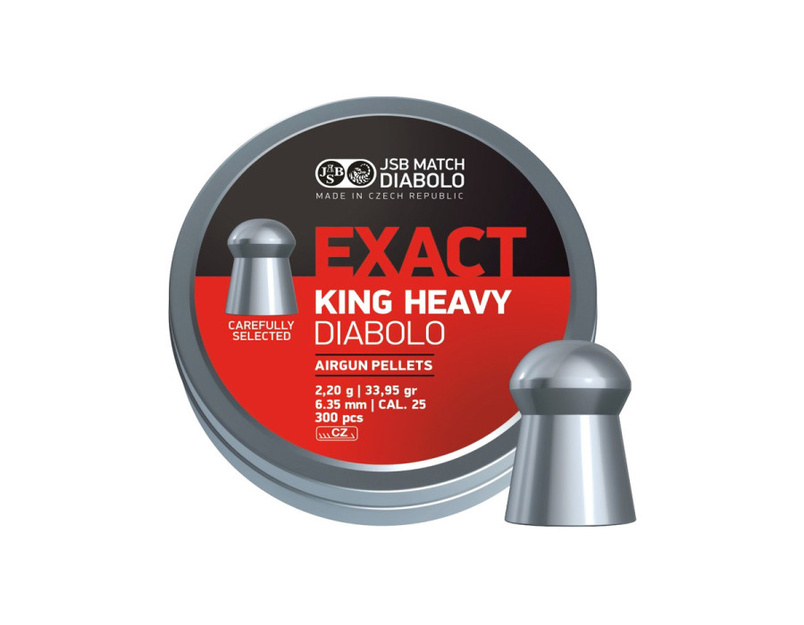 JSB Exact King Heavy 6,35mm 300 szt.