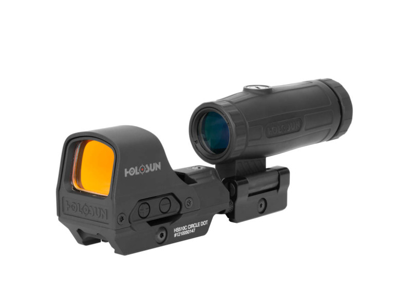 Kolimátor HOLOSUN HS510C + Magnifier HM3X