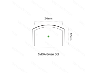 Kolimátor Vector Frenzy Green 1x17x24