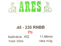 Bullet .45 230gr RNBB Pb