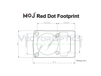 Vector RMR Red Dot Sight Cantilever Picatinny Riser Mount (for Frenzy) 