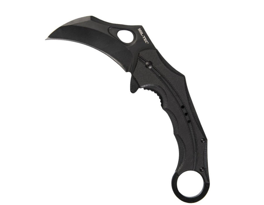 Mil-tec Messer G10 Karambit - schwarz