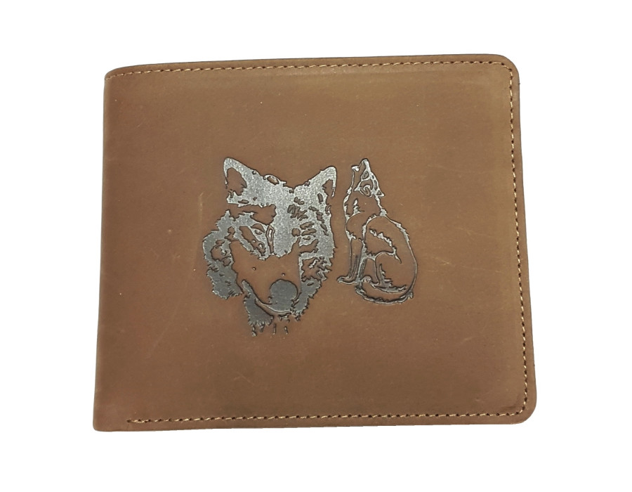 Wide wallet - Wolf