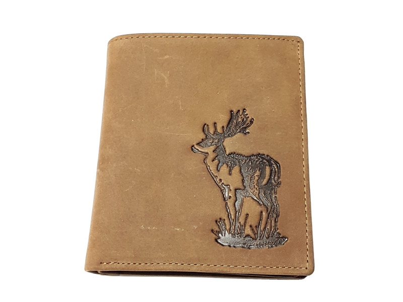 Tall wallet - Fallow deer
