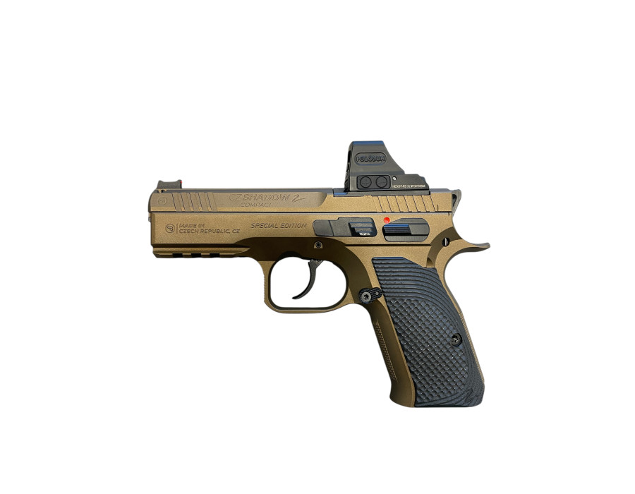 CZ Shadow 2 Compact OR Bronze with red dot, cal. 9x19mm