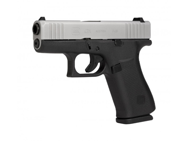 GLOCK 43X two-tone (stainless slide), cal. 9×19 mm