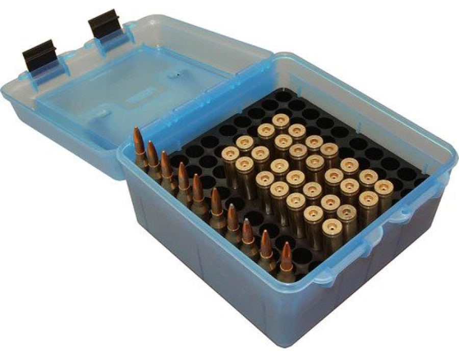 MTM Ammo Box cal. .17 - .375 H&H 100 rd Blue