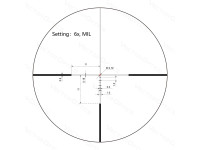 Puškohľad Vector Optics Continental x8 1-6x24i ED Fiber