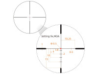 Puškohľad Vector Optics Matiz 3-9x50 Fiber