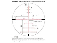 Riflescope Vortex Viper PST Gen II 5-25x50 FFP EBR-7C MRAD