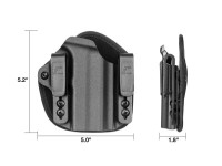 Gun&Flower IWB Kydex and Nylon Universal Holster