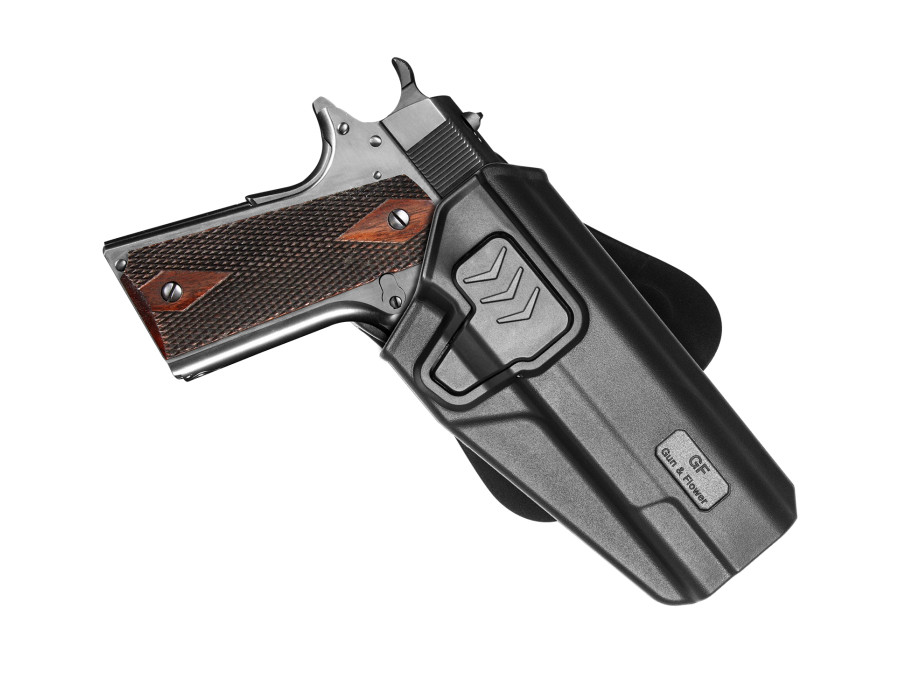 Gun & Flower OWB Holster mit Sicherung für 1911