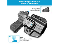 Gun & Flower OWB Universalholster für Subkompaktpistolen
