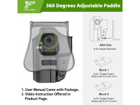 Gun&Flower OWB Polymer universal Holster