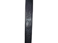 Gewehrriemen mit geprägtem Muster - Schwarz / Mufflon