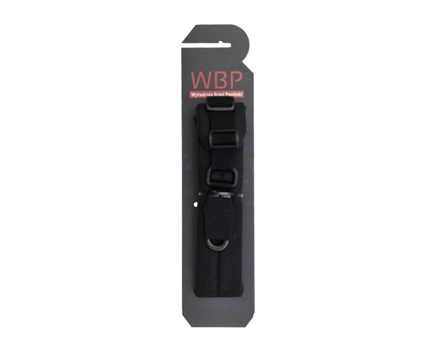 WBP Zweipunktriemen Dzeta schwarz