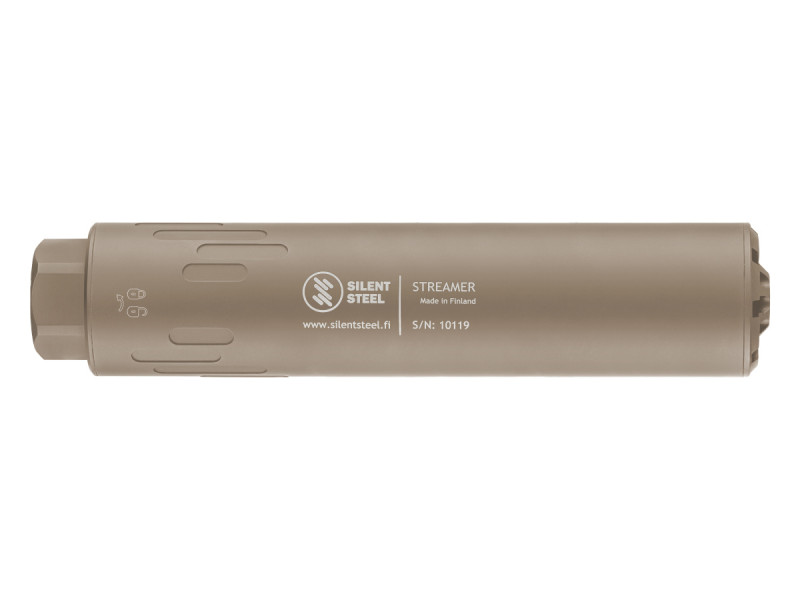 Silent Steel Gen3 Flow Streamer 5.56 QD, FDE