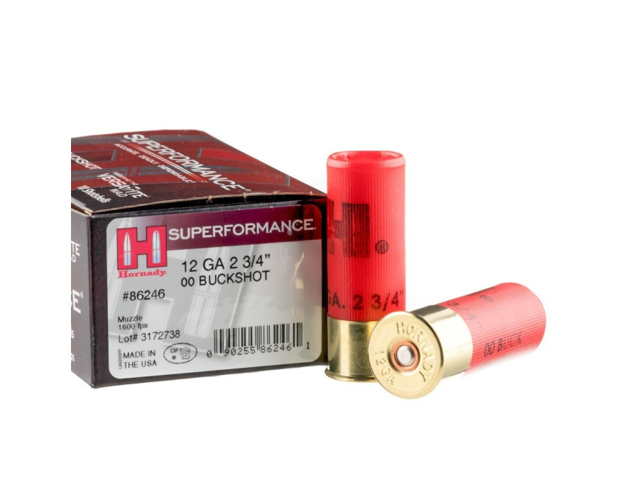 12 GA (12/70mm) Hornady Buckshot SPF 00