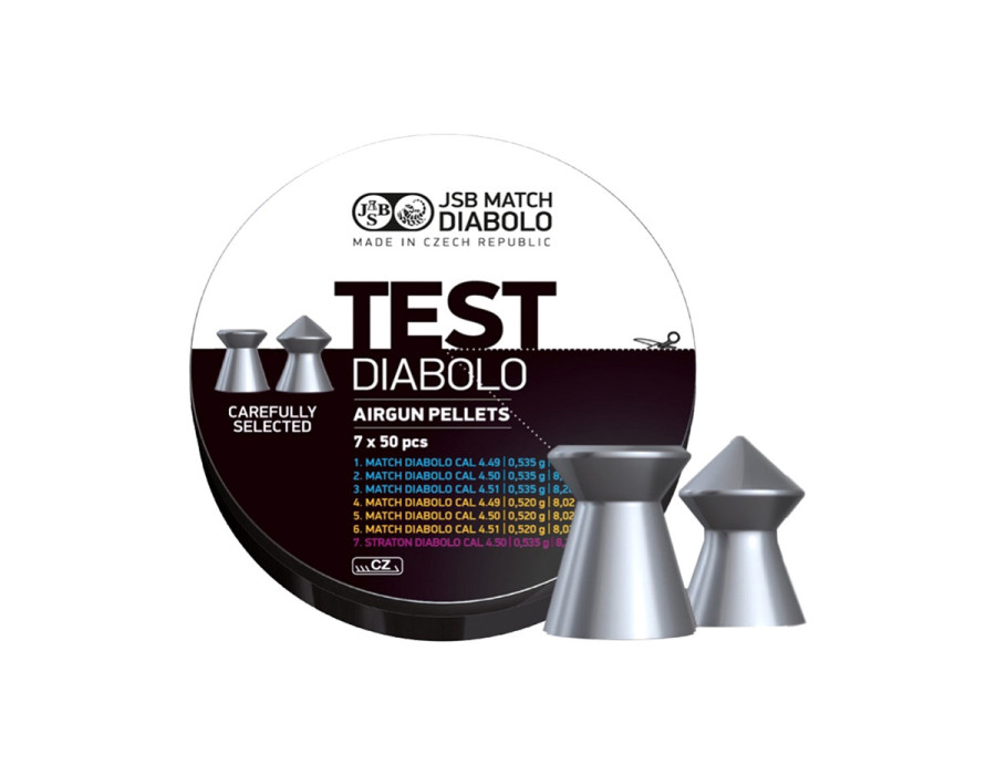 JSB Test Match Middle weight 4,5mm 350ks JSB Test Match Middle weight 4,5mm 350ks